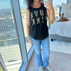 Victoria’s Secret PINK logo tank top.